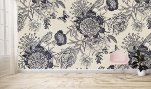 FOTOTAPETA - Czarne kraty