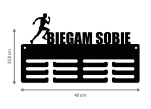 Wieszak na medale Biegam sobie 149.2