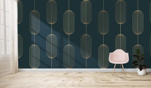 FOTOTAPETA - Zielona geometria II