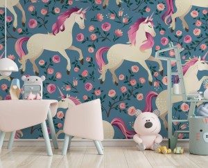 FOTOTAPETA DZIECIĘCA - Jednorożce
