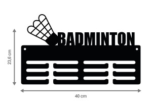 Wieszak na medale BADMINTON 191.2 40cm