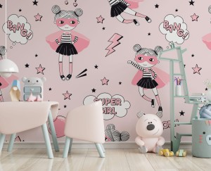 FOTOTAPETA DZIECIĘCA - Super Girl