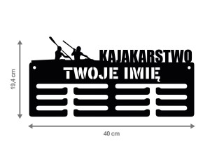 Wieszak na medale kajakarstwo 1 z imieniem 140.2