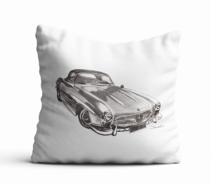 PODUSZKA DEKORACYJNA 05- Niemcy - Mercedes 300 SC - 1958