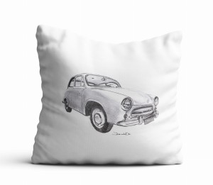 PODUSZKA DEKORACYJNA 11 - Polska - Syrena 101 - 1958