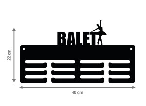 Wieszak na medale BALET 271.2 40cm