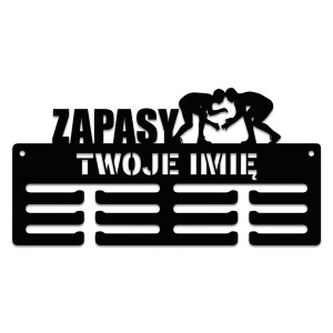 Wieszak na medale z imieniem ZAPASY 289.2 40cm