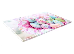 SZKLANA DESKA KUCHENNA 30x20 549a Jajka w koszyczku