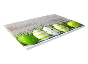 SZKLANA DESKA KUCHENNA 40x30 546b Zielone pisanki